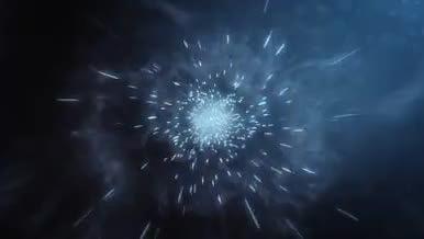 大气星空粒子颁奖典礼开场片头视频的预览图